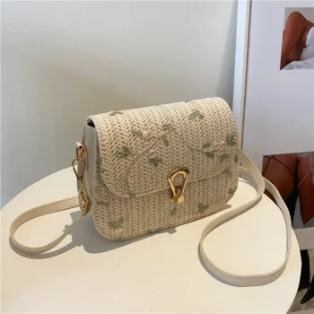 Bag Summer Straw Woven Bag Mother Kids Bags for Girl Women Shoulder Bag Purses and Handbag Bolsa