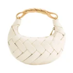 Hollow Out Bucket Tote Bags For Women Luxury Designer Handbags And Purses  New In Casual PU Handmade Weave Small Shoulder