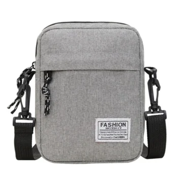 Portable Oxford Cloth Shoulder Bag Business Black Grey Blue Small Square Bag Casual and Fashionable Retro Bag Crossbody Bag