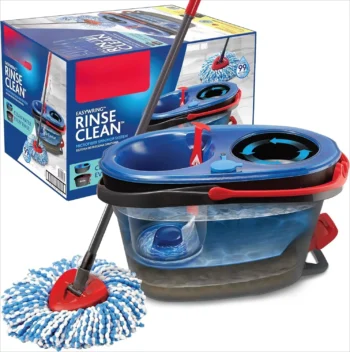 NEW  Spin Mop & Bucket System | Clean with Clean Water | Removes 99% of Bacteria