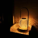 Cordless Table Lamp LED Sleeping Light Touch Control Crystal Atmosphere Light USB Rechargeable 3 Light Colors for Restaurant Bar