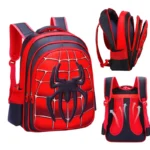 Spider King 3D Kids Backpack - Durable and Stylish Design Size  L