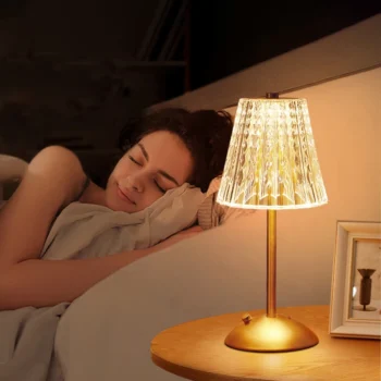 Table Lamp Rechargeable Wireless Desk Lamp Portable Bedroom Night Light LED Decor Lights for Coffee Hotel Restaurant