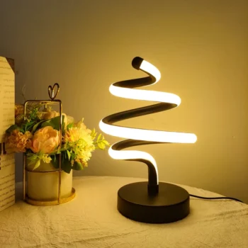Christmas Tree Modeling Creative Desk Lamp USB Three-tone Light Desk Lamp Decoration