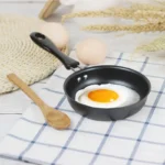 Mini Frying Pan Poached Portable Egg Household Small Kitchen Cooker Cookware 12cm Nonstick Iron Skillet With Anti-scald Handle