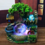 Desktop Fountain Waterfall Indoor Decor Landscape Rockeries Crafts Ornaments New
