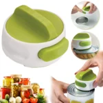 Portable Can Opener Stainless Steel Manual Rotary Cap Screwing Device Labor-saving Bottle Opener Kitchen Multi-purpose Gadget