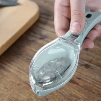 Fish Scale Scraper Fish Skin Brush Seafood Tools Fast Remove Fish Scraper Cleaning Knife Kitchen Accessories