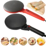 220V Electric Crepe Maker Spring Rolls Pancake Machine Non-Stick Griddle Baking Pan Cake Pizza Maker Light Food BBQ Frying Pan