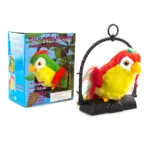 Talking Parrot Toy Mimicry Pet Speaking Plush Toy Repeat What You Say Waving Wings Electronic Record Bird Toy Stuffed Toy