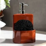 Ceramic liquid soap dispenser press type soap dispenser box kitchen detergent dispenser bathroom accessories
