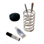 Stainless Steel Toothbrush Holder Metal Bathroom Accessories Supplies for Toothpaste Makeup Brush Storage Rack Home Decoration