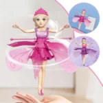 Little Princess Rotating Flying Doll Elf Princess Cute Magic Mini Drone Gesture Rotation Dance Luminous Children's Toys Holiday