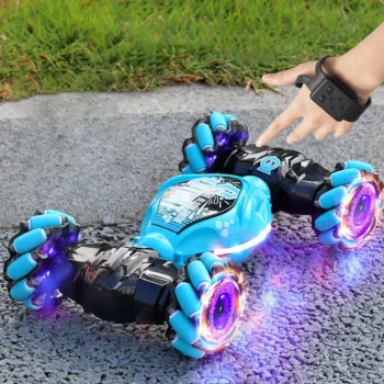 1:16 Stunt RC Car with Music LED Light Gesture Induction Deformation Rotating Climbing Car Controlled Car Toys for Kids