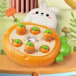Educational Hammering Rabbit Game for Kids Baby's Birthday Gift Interactive Early Learning Toy Pl Plastic Age Range 0-3 Years