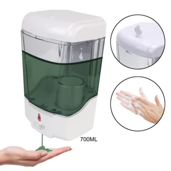 Wall-Mounted Automatic Liquid Soap Dispenser For Kitchen Bathroom Touch-free Lotion Pump Touchless IR Sensor