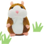 Cute Walking Talking Hamster Plush Animal Doll Funny Sound Record Repeat Voice Changing Educational Toy Pets Speak Talking