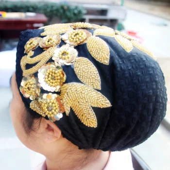 Muslim Turban Hat Hijab Caps Islamic Sunflower Bonnet India Hats Female Headwrap Turbante Mujer
