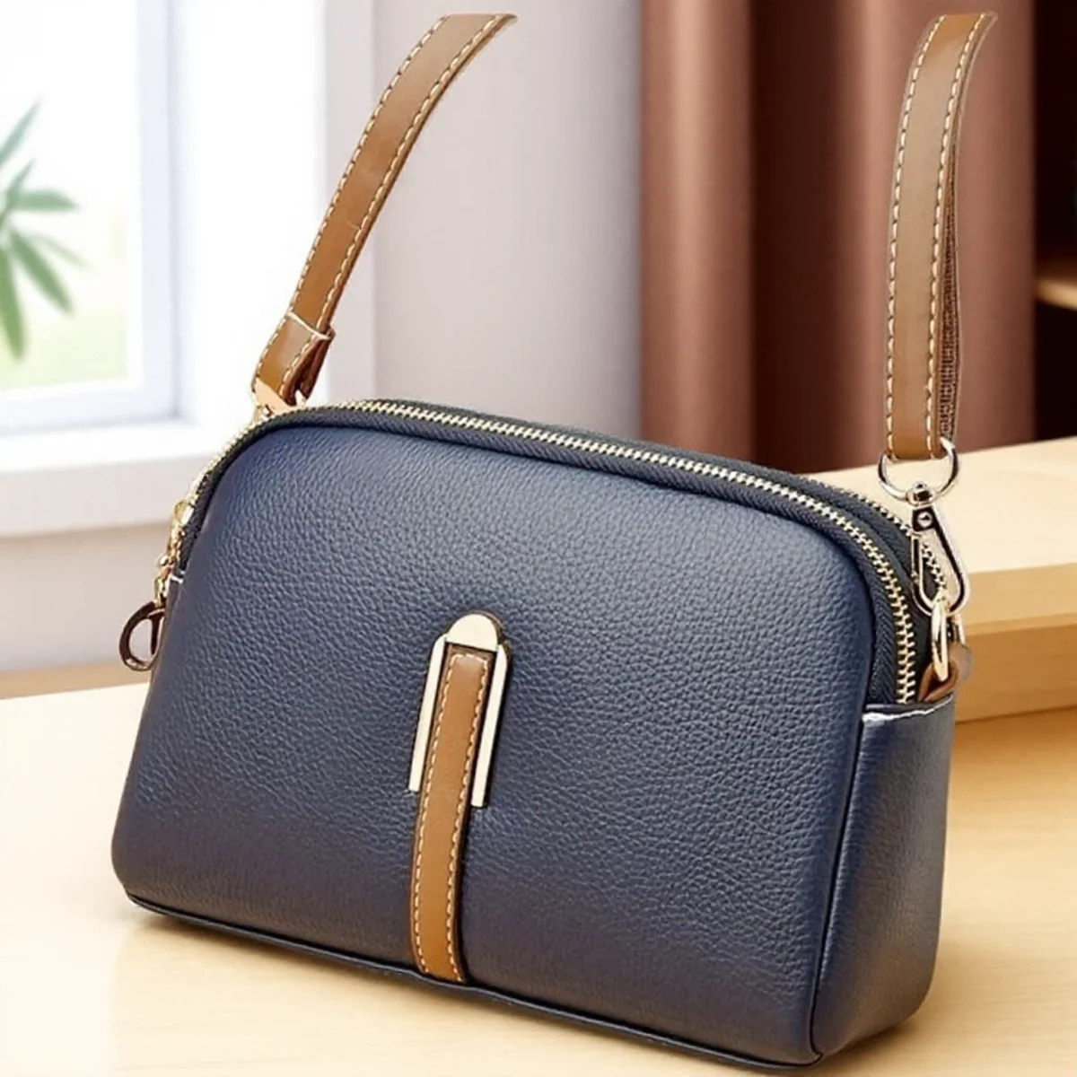 Ladies Crossbody Small Bag Soft Leather Shoulder Bag Fashion Trend Classic Clutch Purse Women Handbag Satchel Tote for Daily Use
