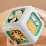 Montessori Educational Toys Sensory Busy Board Baby Practice Skills Drawer Cube Fidget Educational Toys for Girl Boy