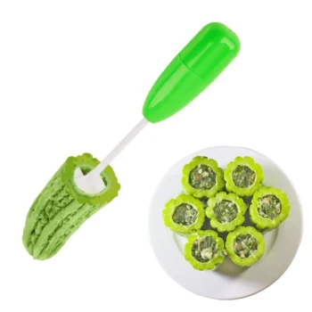 Zucchini and Eggplant Corer Tomato Seeds Remover Pitter Fruit Core Seed Remover Cutter Vegetable Spiral Seed Kitchen Gadgets