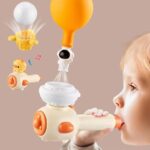 Montessori Toy for Kids with Whistle Ball Blowing Floating Blow Pipe Balls Sensory Baby Toy Fine Motor Skills Educational Toys