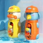 Duck Elephant Baby Shower Bath Toys Children Water Play Spinner with Suction Cup Waterwheel Games for Kid Bathroom