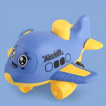 Children's Press Toy Cartoon Airplane Baby Durable Inertia Car Gift Toy Creative Small Car Model Puzzle Toy