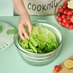 Vegetable Fruit Dryer Large Capacity Dehydrator Vegetable Drainer Salad Spinning Dryer Washing Basket Kitchen Gadgets