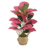 Simulation of green plants dripping water Guanyin living room bedroom bonsai garden landscape wedding party pink decorations