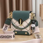 Trendy Large Capacity Women's Shoulder Bag Crossbody Handbag Fashionable Minimalist Style PU Material Handbag