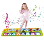 Piano Mat for Kids Toddlers Floor Keyboard Dance Mat Play Musical Carpet Music Instrument Toys Toddlers Girl Boy Gift