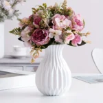Water Cultivation Imitation Ceramic Plastic Vase Living Room Plastic Home Vase, Modern Minimalist Home Decor