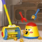 Montessori Electric Bubble Watering Can Toy, Educational Bell Emitter Dust Catcher, Baby Walker Toy Cognition Training Kids Game