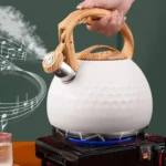 New 3L Whistling Kettle Anti-scald Handle Universal Stainless Steel Teapot Large Capacity Water Kettle Gas Induction Cooker