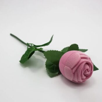 Jewelry Display Case Dustproof Flower Proposal Ring Box Elegant Waterproof Auto Blooming Jewelry Box Red Pink Rose Ring Box Gift