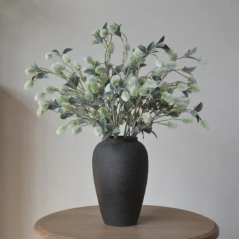 Artificial Flower Home Decoration Green Plants Plush Pine Balls Plastic Silk Flowers Flower Arrangement Materials