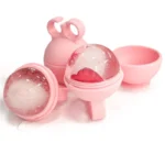 Ice Face Roller Silicone Cube Beauty Massage lce Mold for Eye Puffiness lce facial Roller Shrink Pores with handle