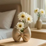 Decorative Silicone Bow Candle Mold Non-stick Soft Storage Cup Mold Household DIY Vessel Molds Craft Ornaments